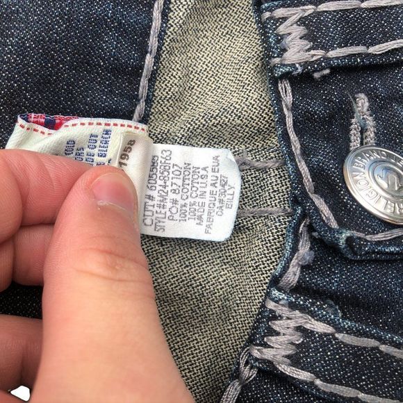 True Religion Jeans Size 30 BILLY SUPER T RARE STITCH - Picture 6 of 8